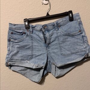 American Eagle Outfitters Light Blue Jean Shorts